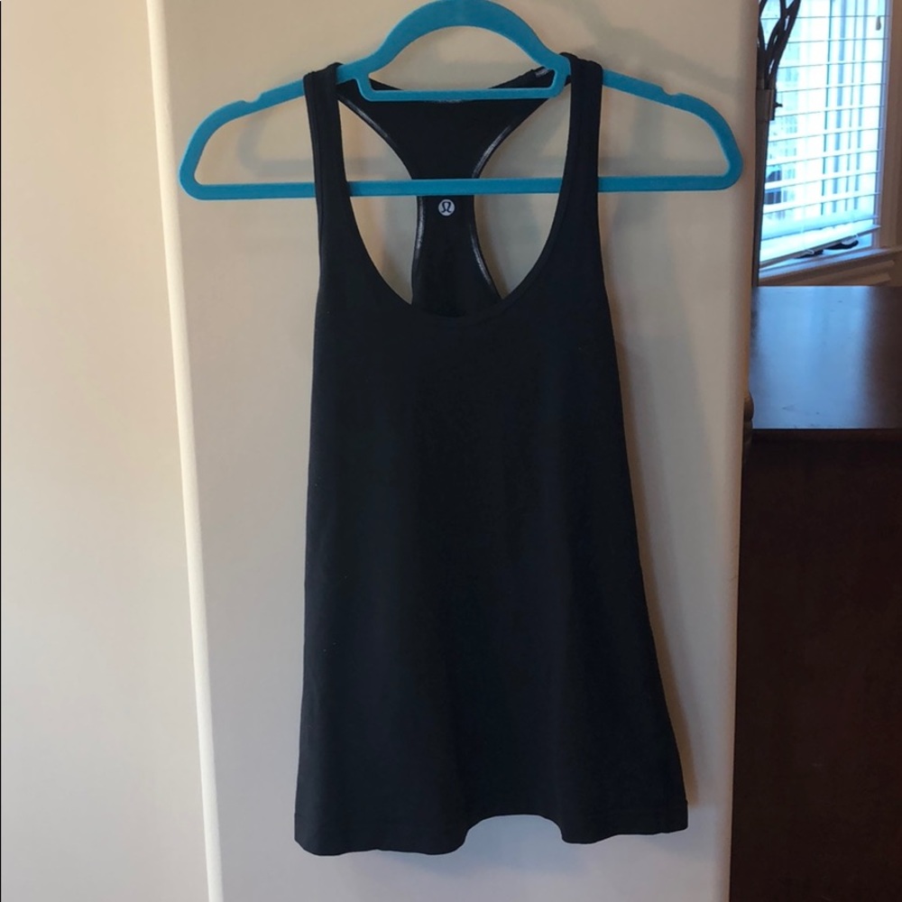 LULU LEMON BLACK RACERBACK 🍋